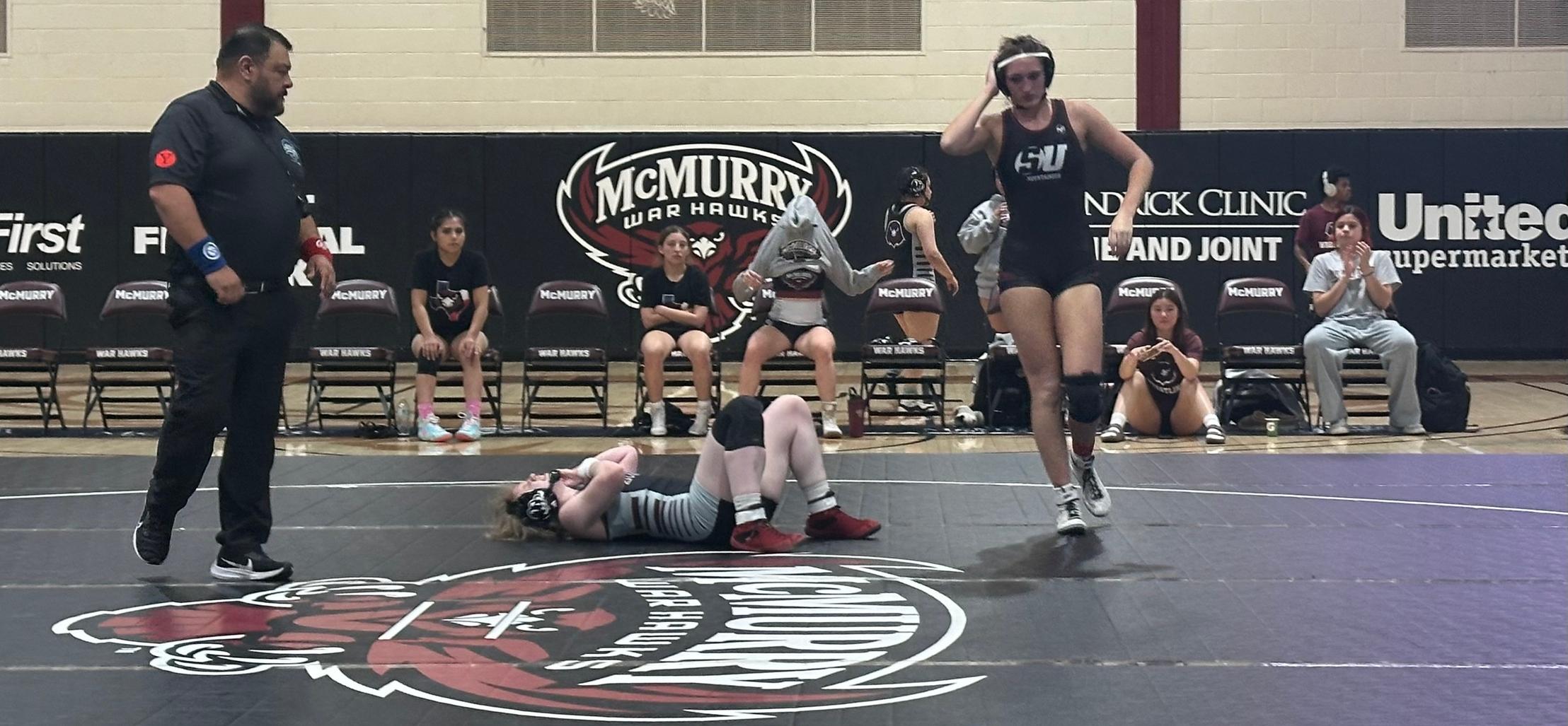 Women's Wrestling Wins McMurry Dual